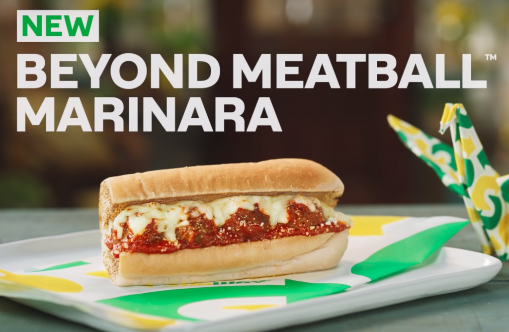 Subway Canada launches new Beyond Meat Sub Blue Horizon